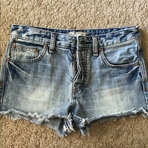 Free People Denim Cut Off Shorts